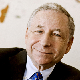 Mr. Jean Todt, <span>FIA President, UN Secretary General's Special Envoy for Road Safety</span>