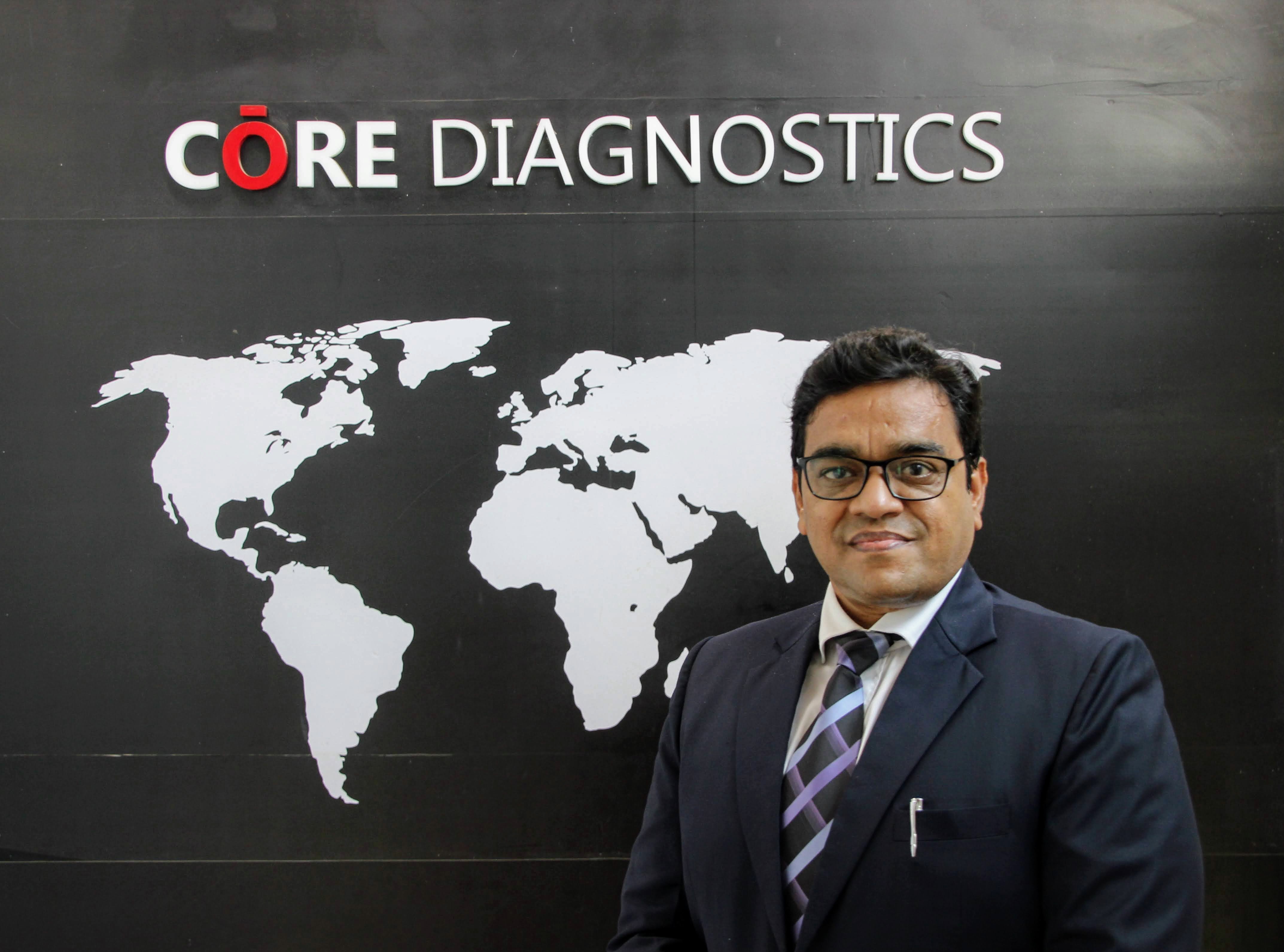 Dinesh Chauhan, <span>CEO <br> CORE Diagnostics</span>