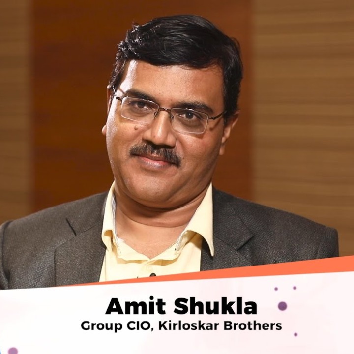 Amit Shukla , <span>Group CIO, Kirloskar Brothers</span>