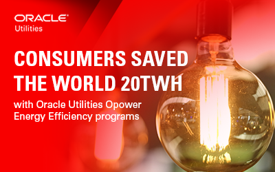 Consumers hit unprecedented 20 TWh energy savings with Oracle Utilities Opower. Learn more.