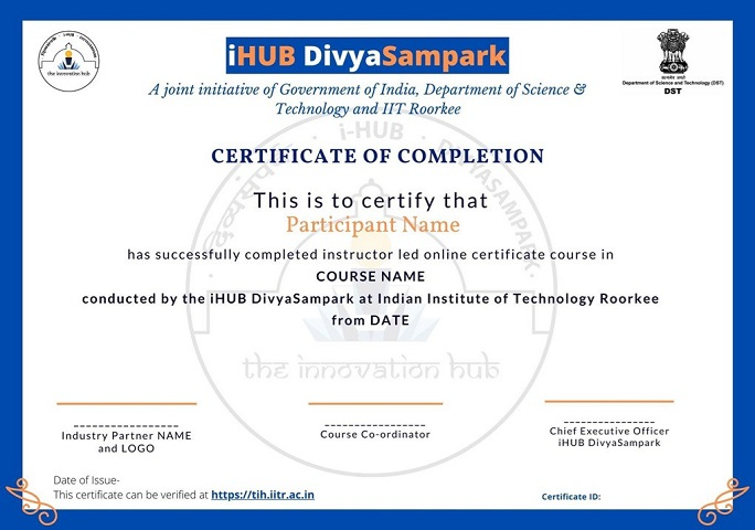 Certificate: Course Completion